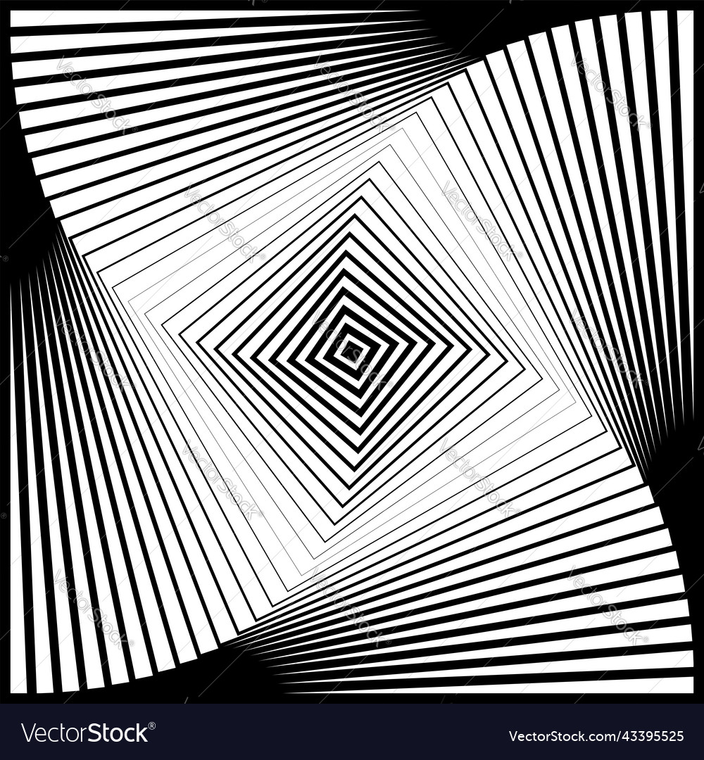 Abstract op art pattern vector image Abstract op art pattern