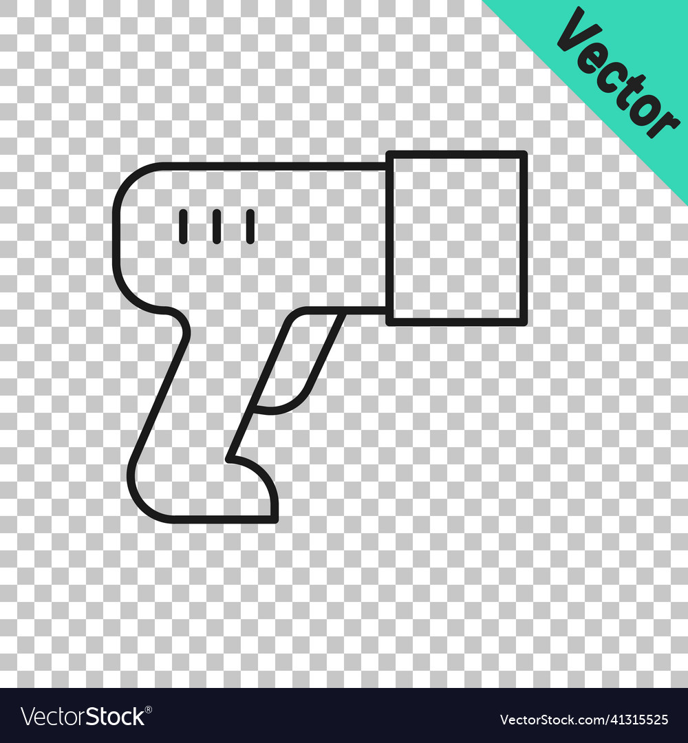 Black line scanner scanning bar code icon isolated