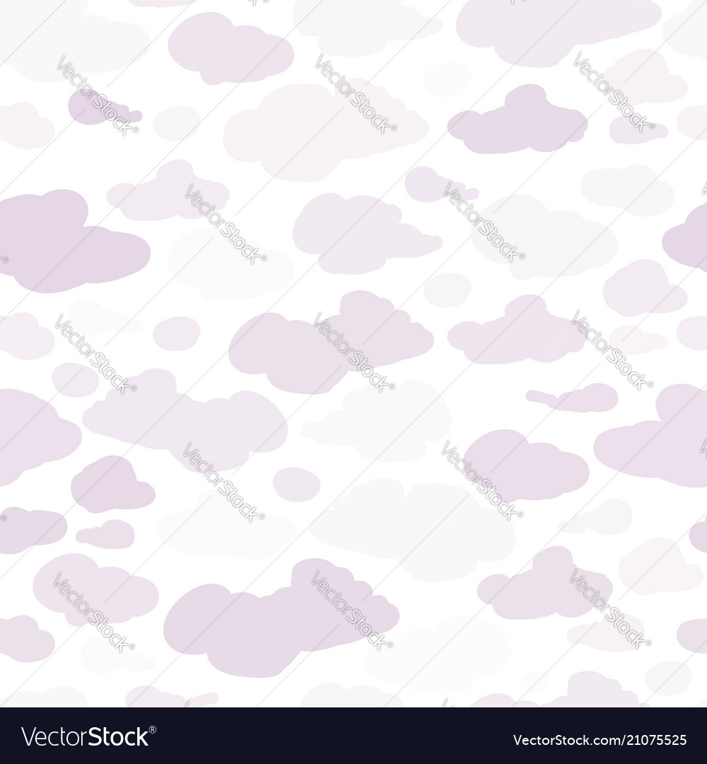 Clouds background seamless pattern for your vector image Clouds background seamless pattern for your