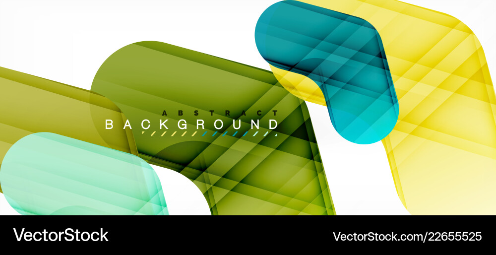 Colorful glossy arrows abstract background Vector Image