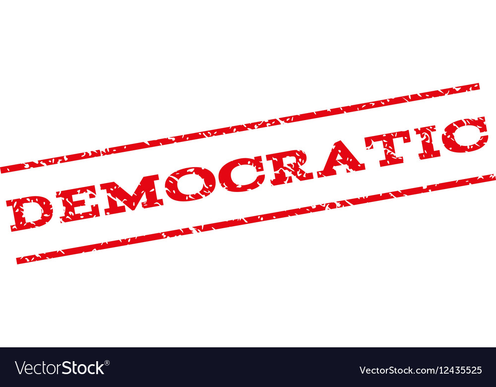 Democratic watermark stamp