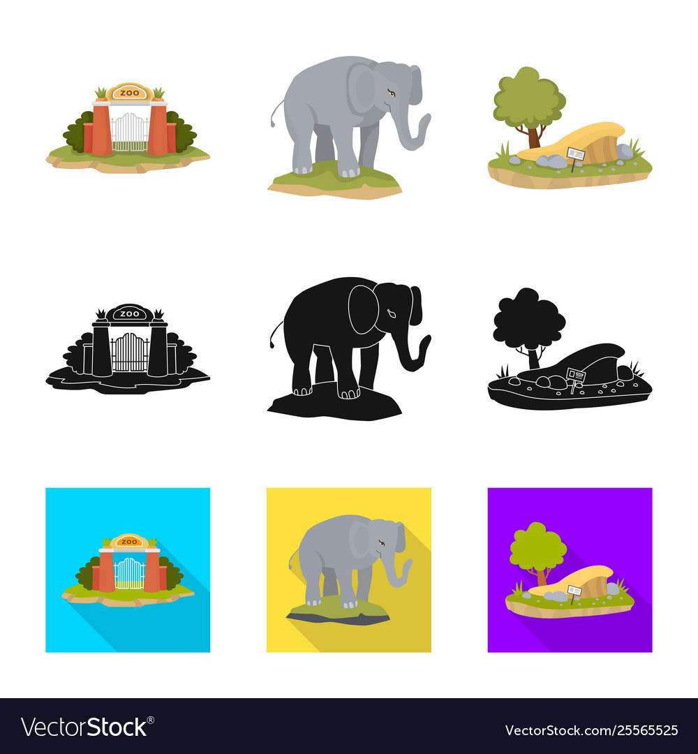 Design nature and fun sign set vector image Design nature and fun sign set