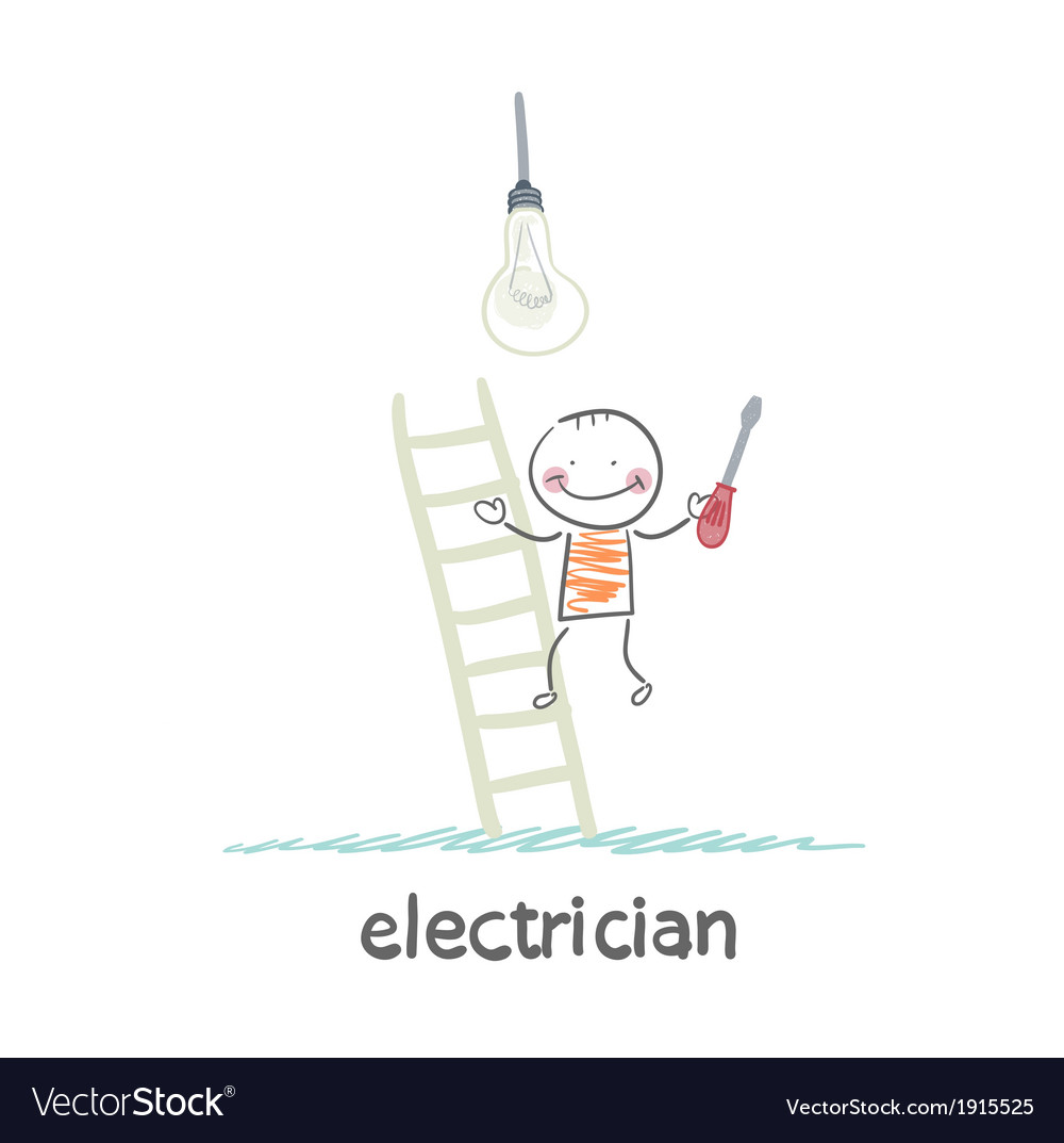 Electrical checks on the stairs bulb