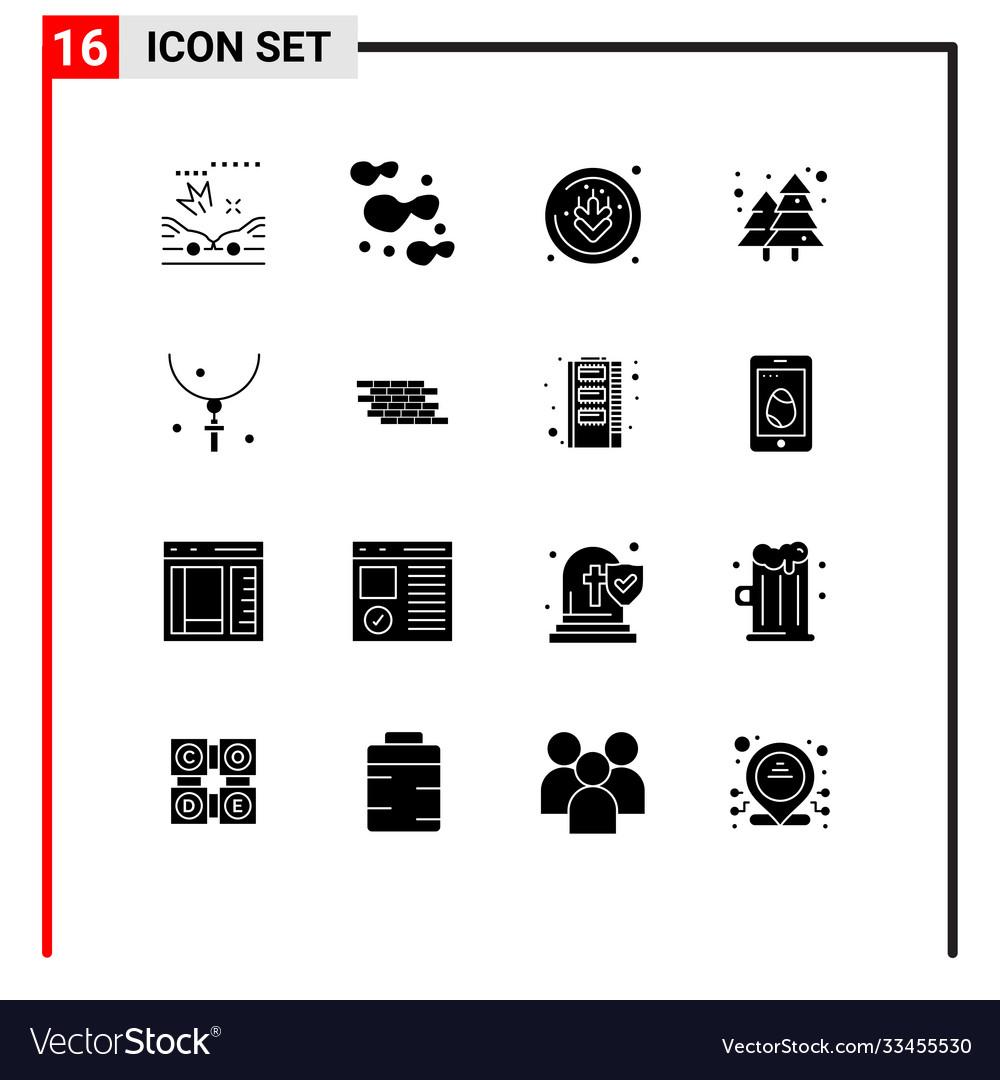 16 creative icons modern signs and symbols