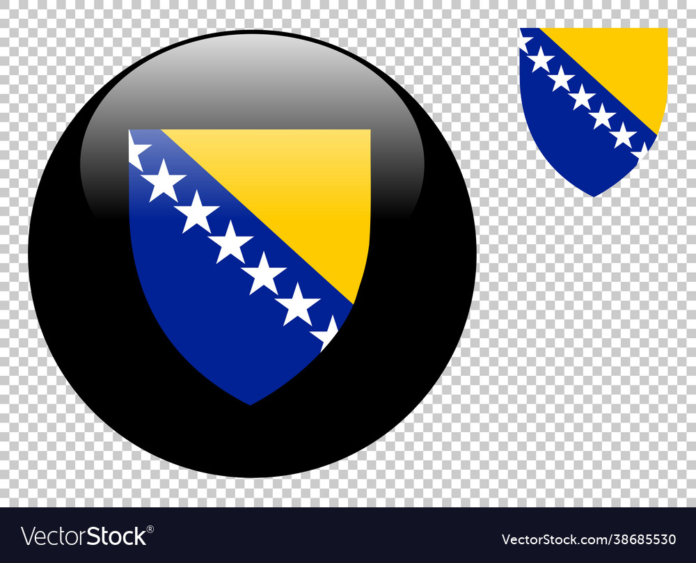 Coat arms bosnia and herzegovina Royalty Free Vector Image