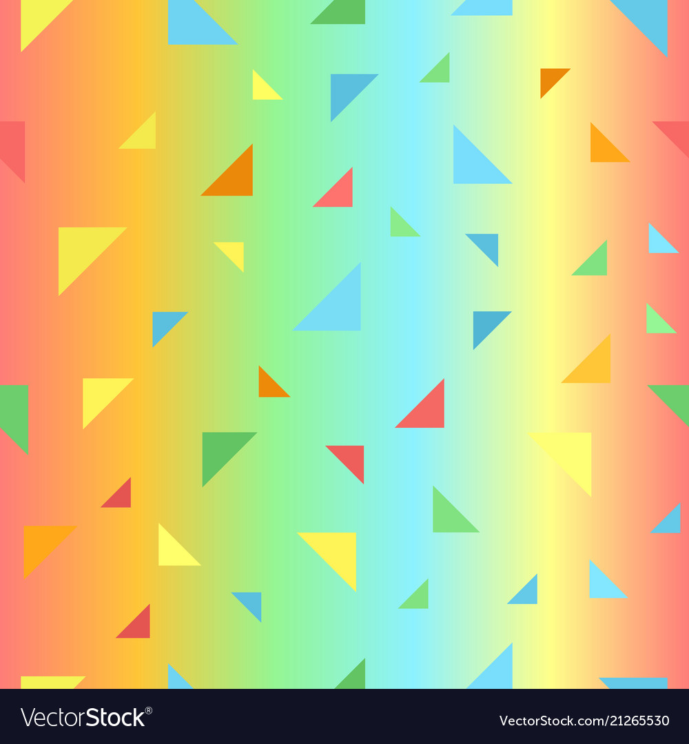 Gradient triangle pattern seamless