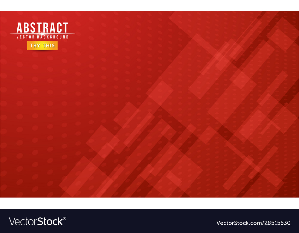 Red minimalist gradient with abstract geometry