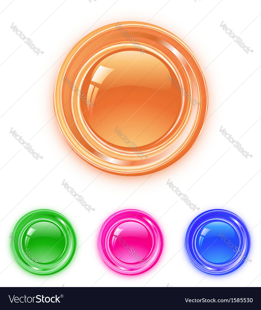 Set of buttons