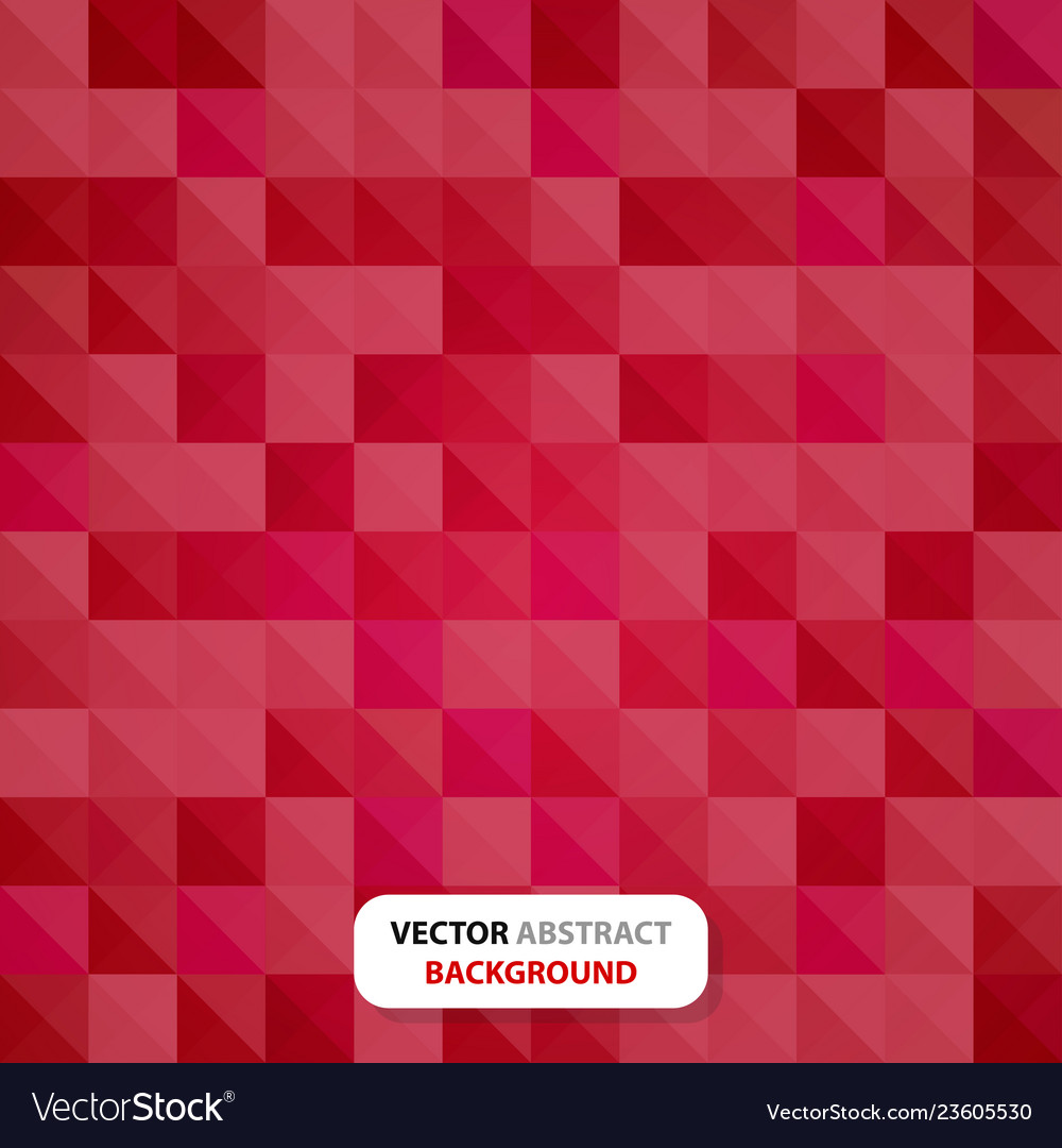 Tile abstract background red color - triangle vector image Tile abstract background red color - triangle