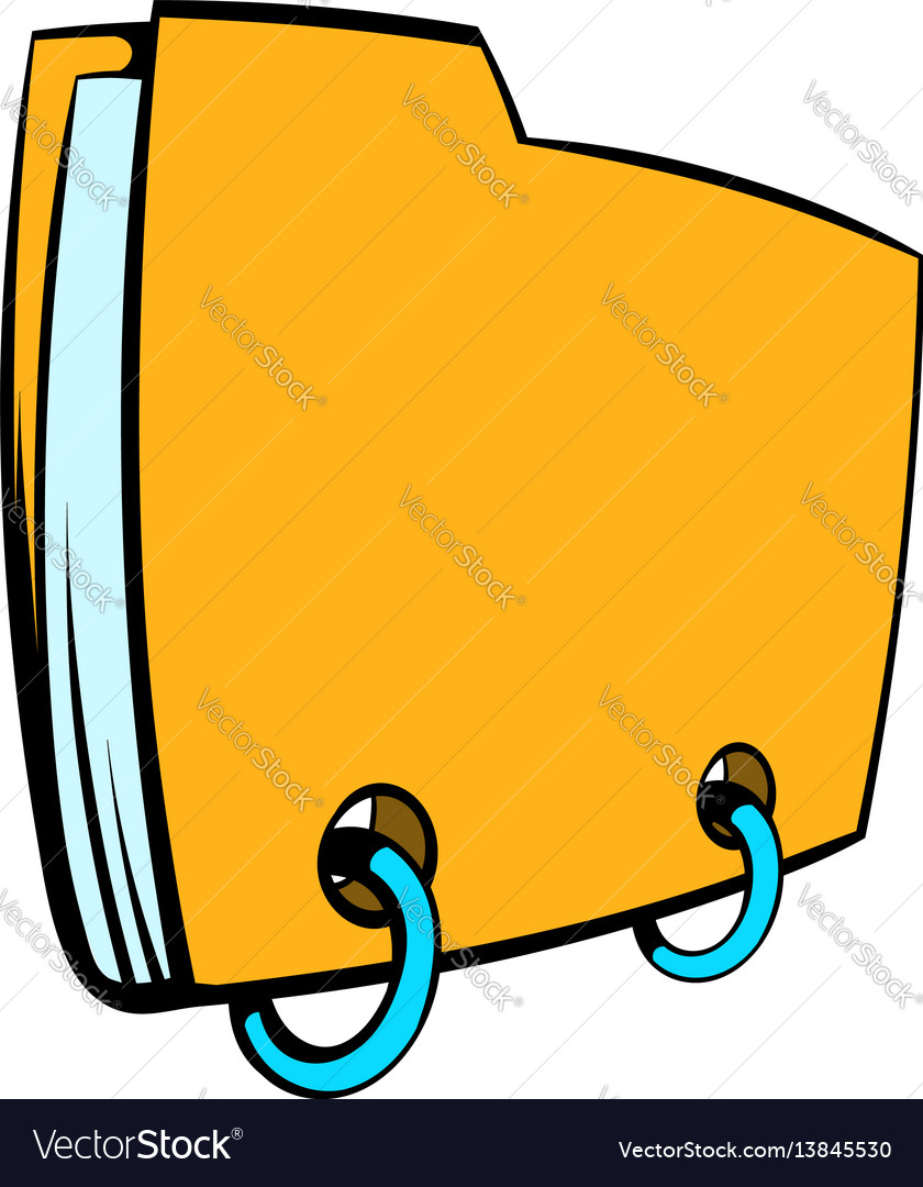 File Folder Cartoon