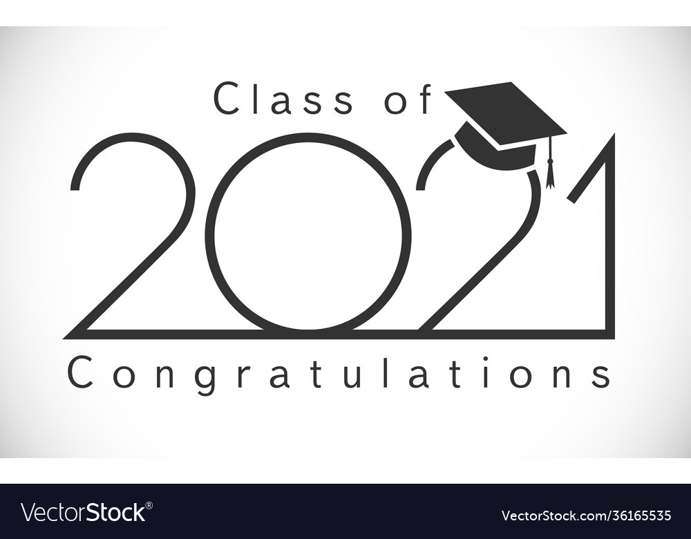 2021 simple minimalism graduating thin black vector image 2021 simple minimalism graduating thin black