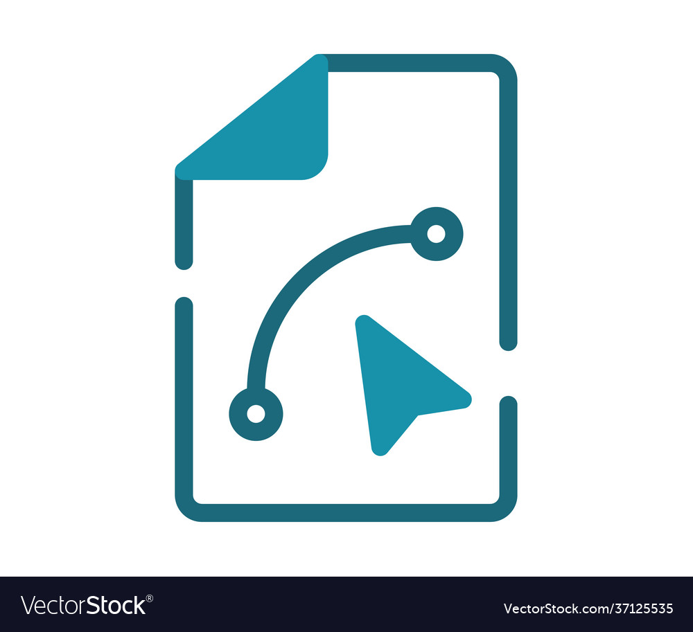 File design single isolated icon with solid line