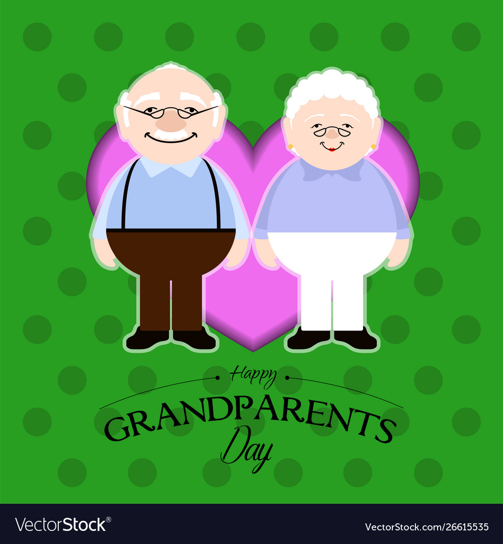 Happy grandparents day Royalty Free Vector Image