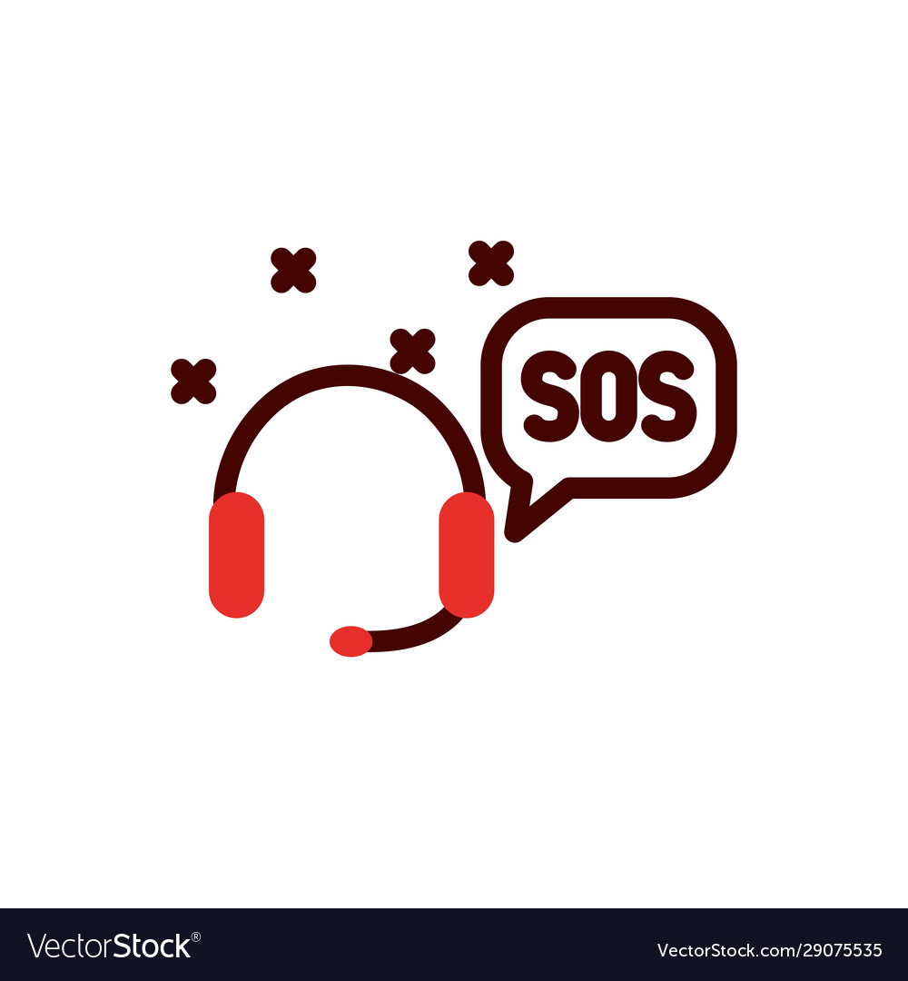 Headphone with sos bubble design