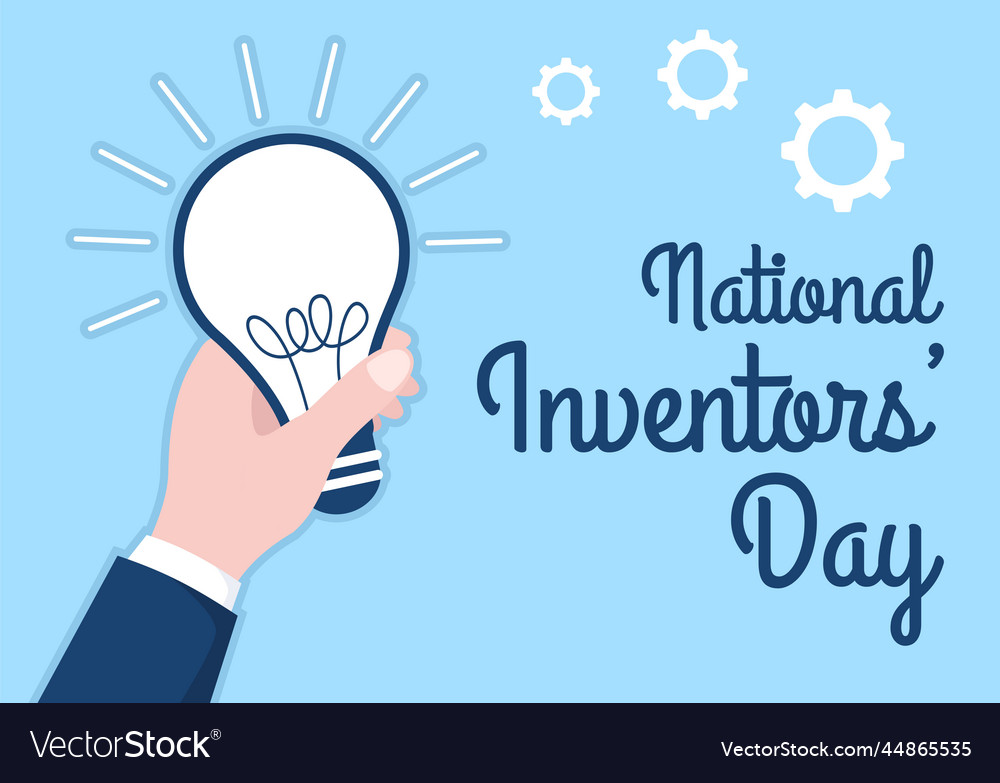 National inventors day on february 11 celebration Vector Image