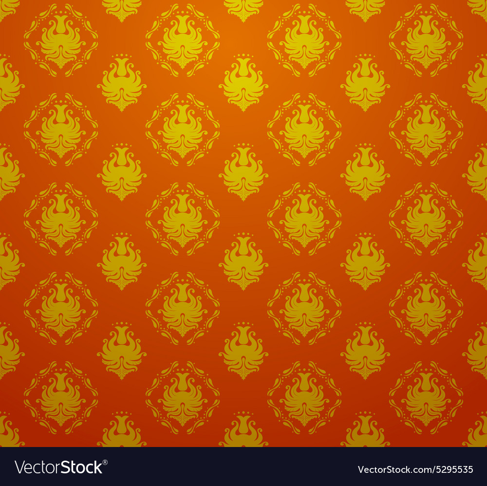 Seamless retro vintage victorial baroque wallpaper