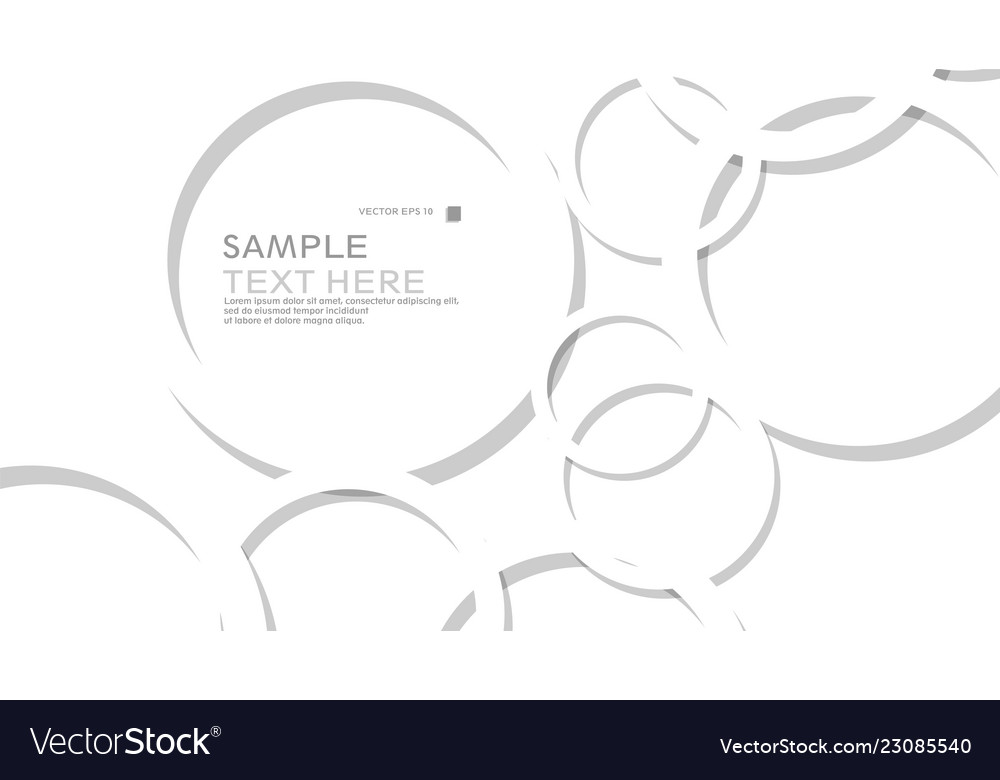 Abstract background with circles