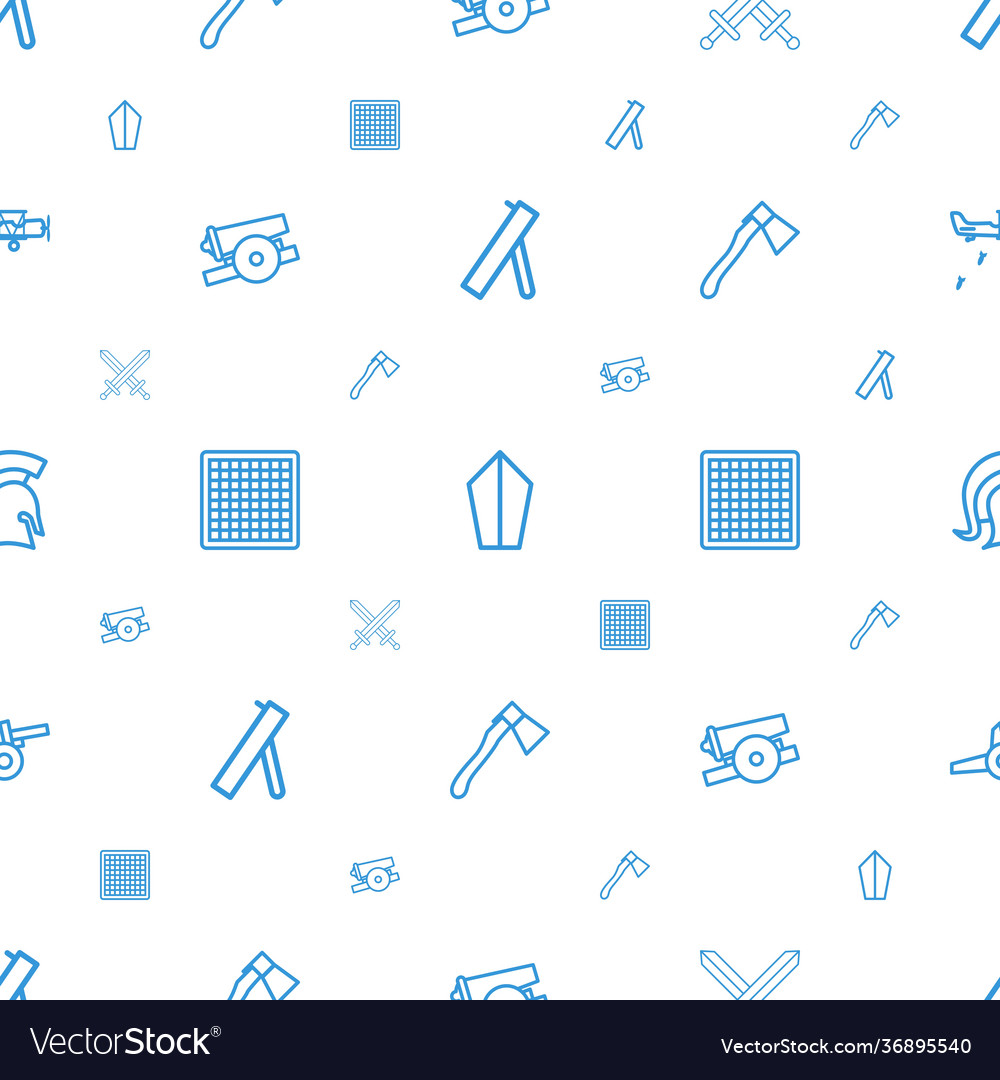 Battle icons pattern seamless white background