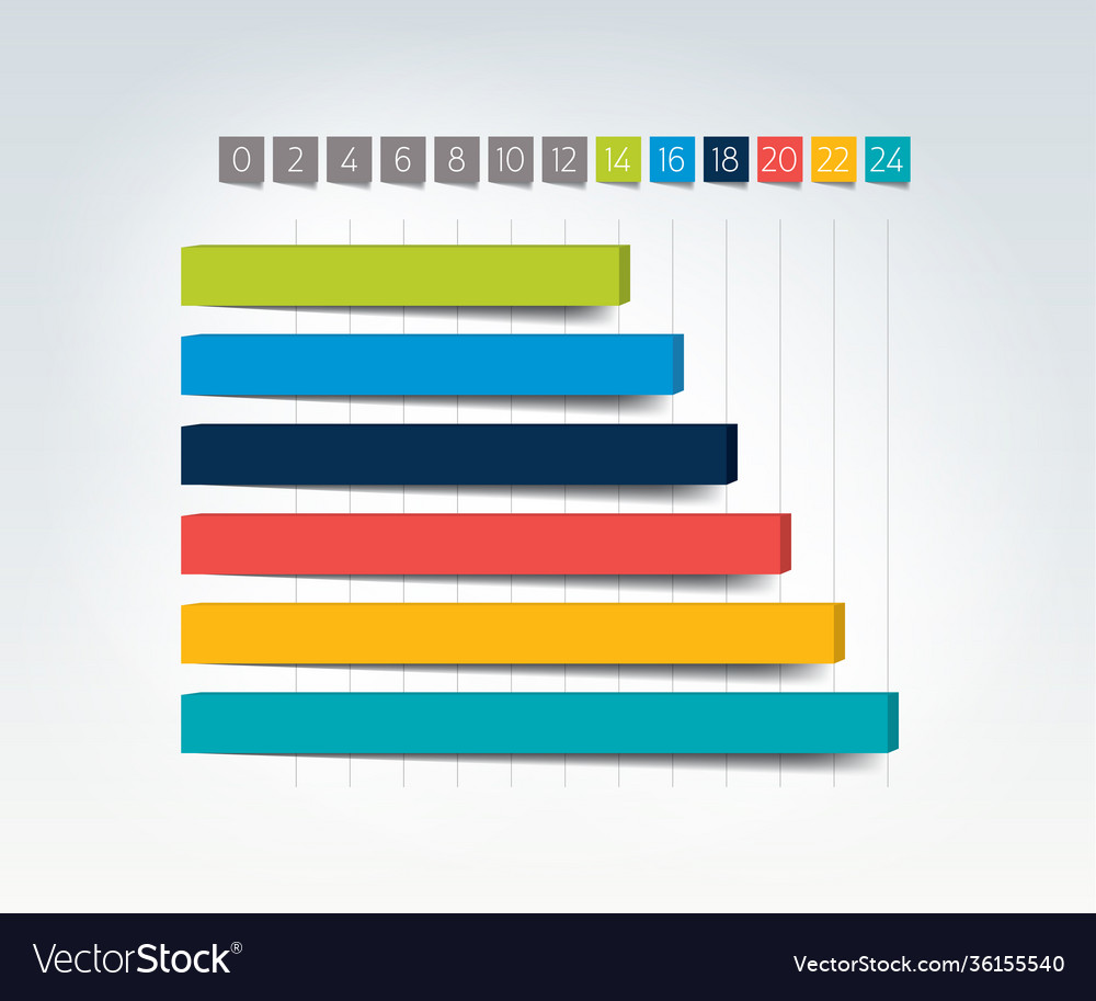 Diagramm Diagramm Schema einfach farbig editierbar