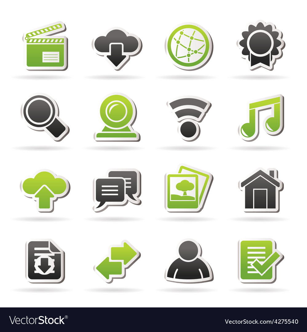 Internet and website icons