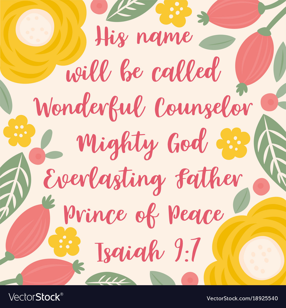 Isaiah 9:6 Christmas Quote - Jesus Christ
