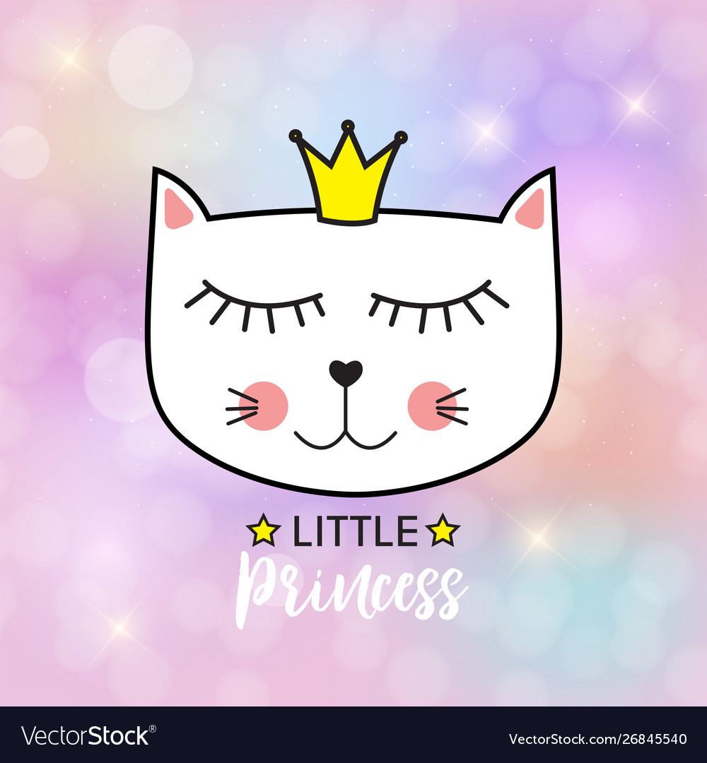 Little cute cat princess