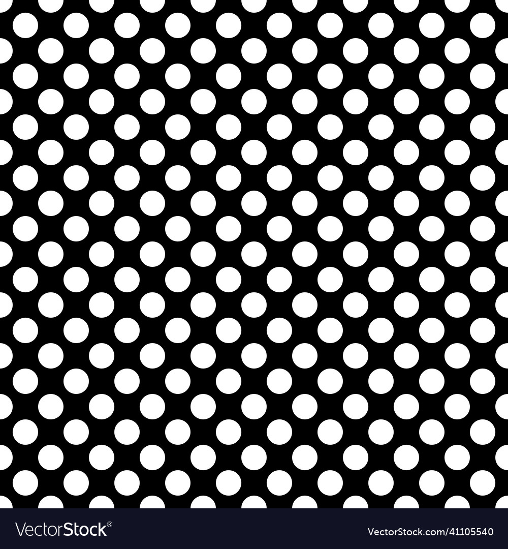 White circle seamless pattern on background vector image White circle seamless pattern on background
