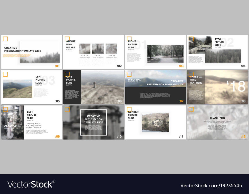 clean and minimal presentation