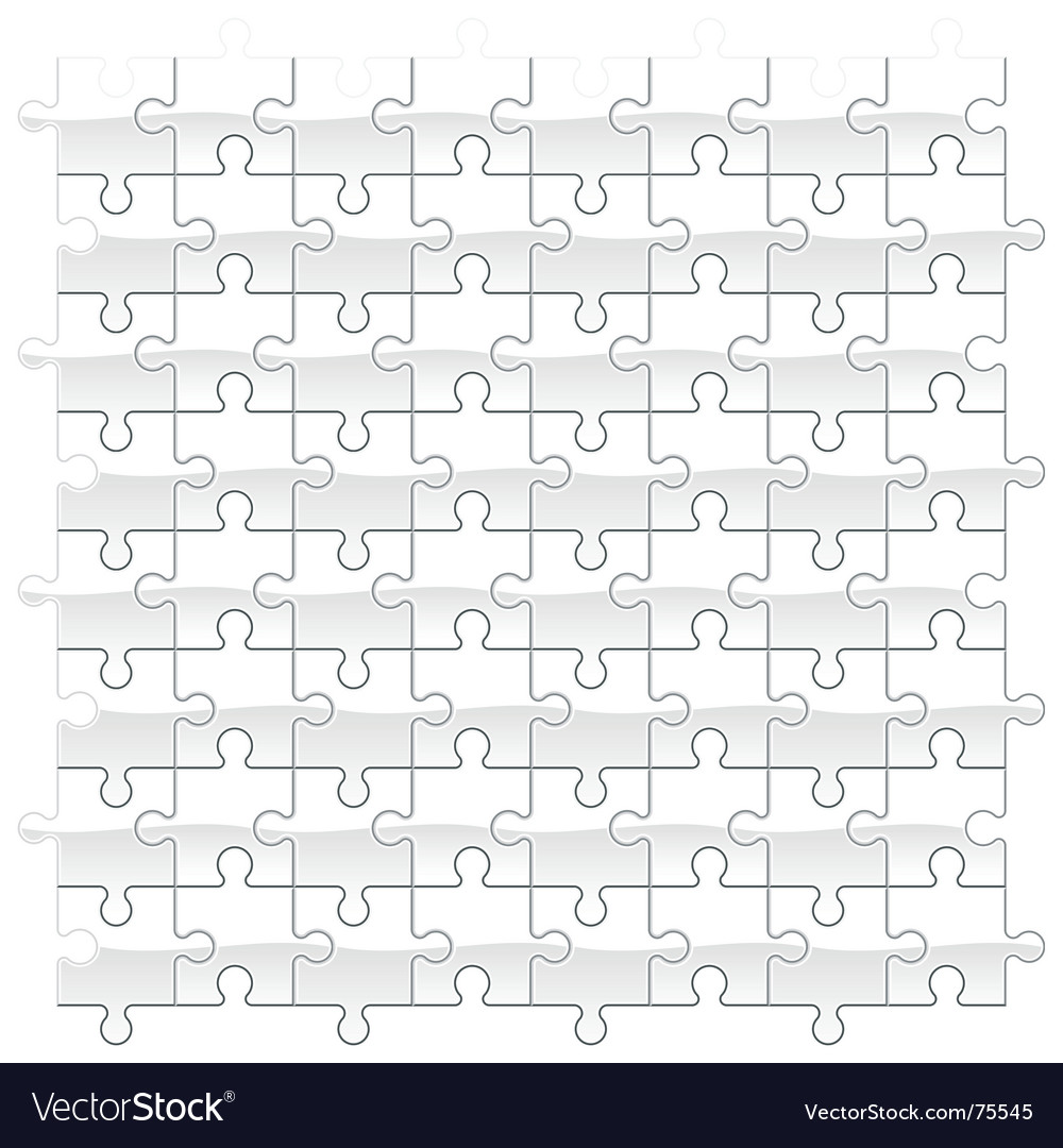 Jigsaw puzzle Royalty Free Vector Image - VectorStock