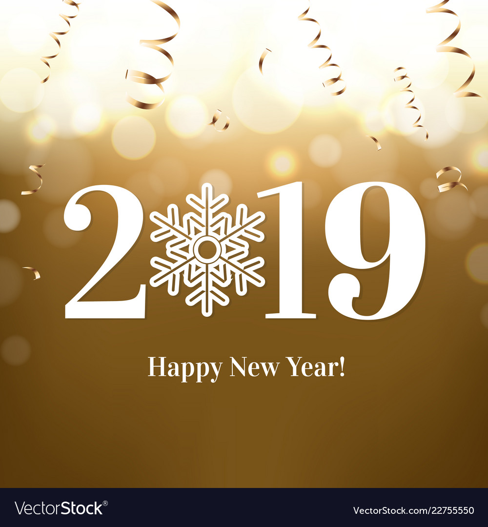 2019 new year postcard royalty free vector image happy new years postcard