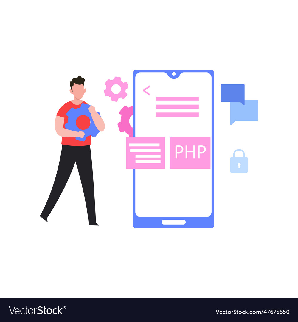 Ein Kerl macht php Codierung