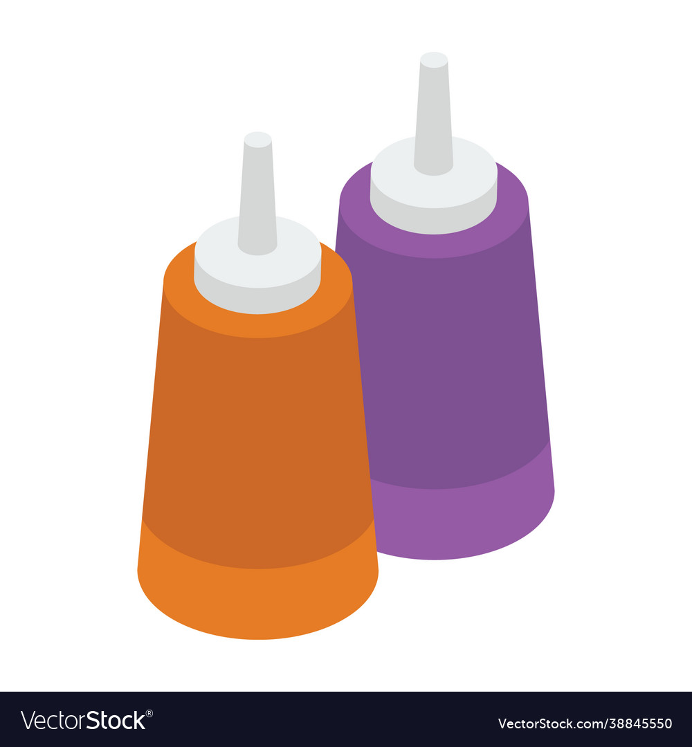 Sauce bottles Royalty Free Vector Image - VectorStock