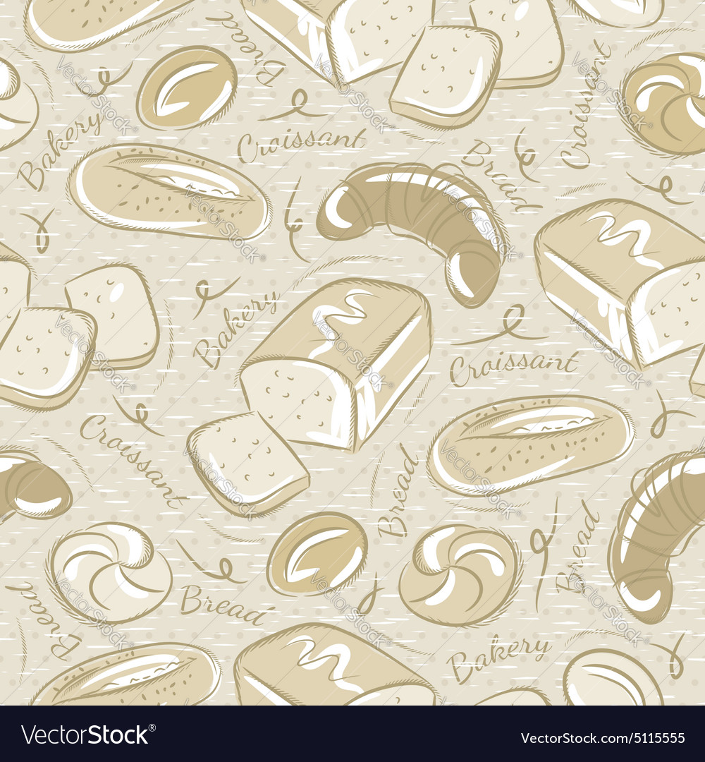 Background with different breads
