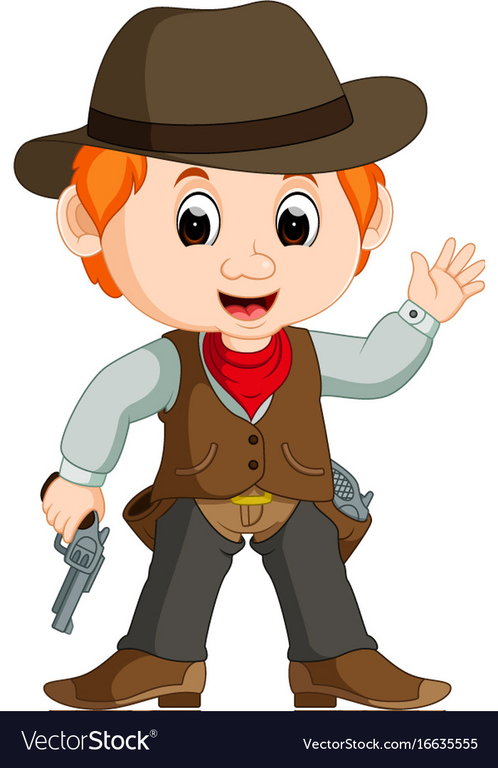 Cowboy cartoon top