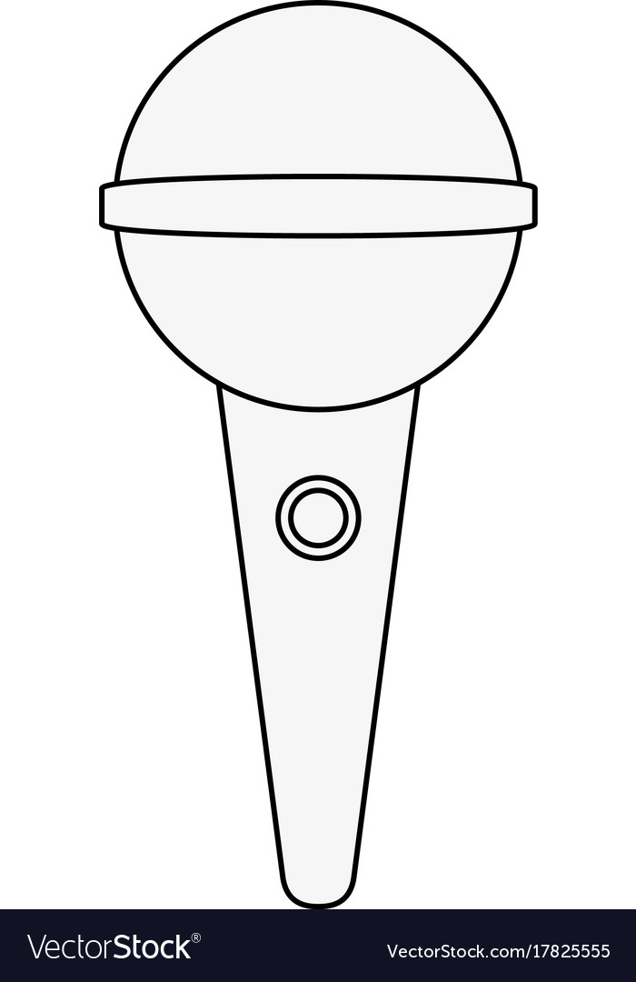 Microphone with cord icon image