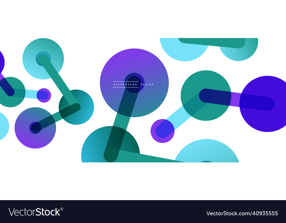 Network concept abstract background dots vector image Network concept abstract background dots
