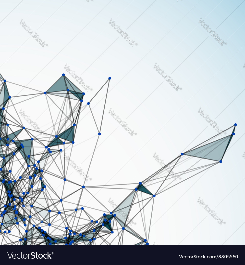 Abstract background with dotted grid