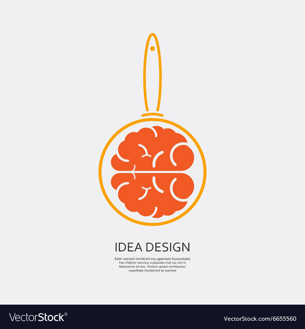 Abstract brain nice element for design