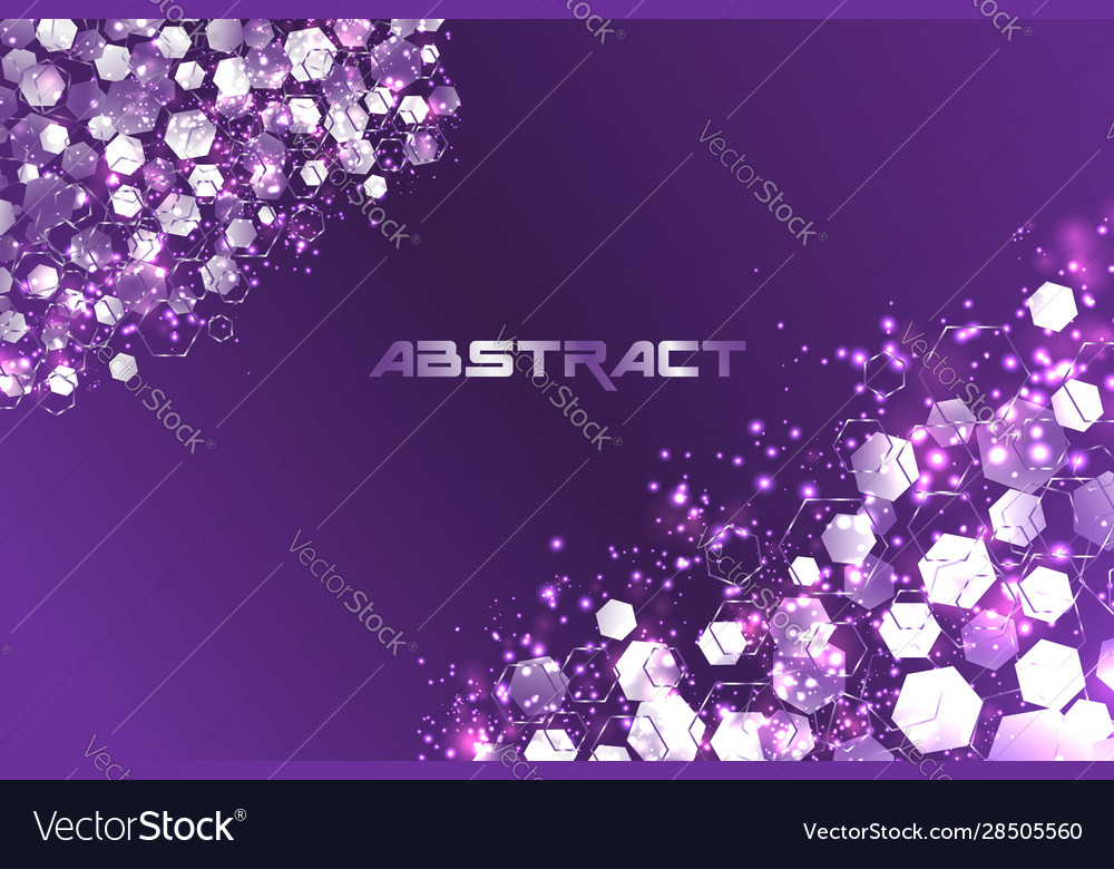 Abstract hexagonal technology background concept vector image Abstract hexagonal technology background concept