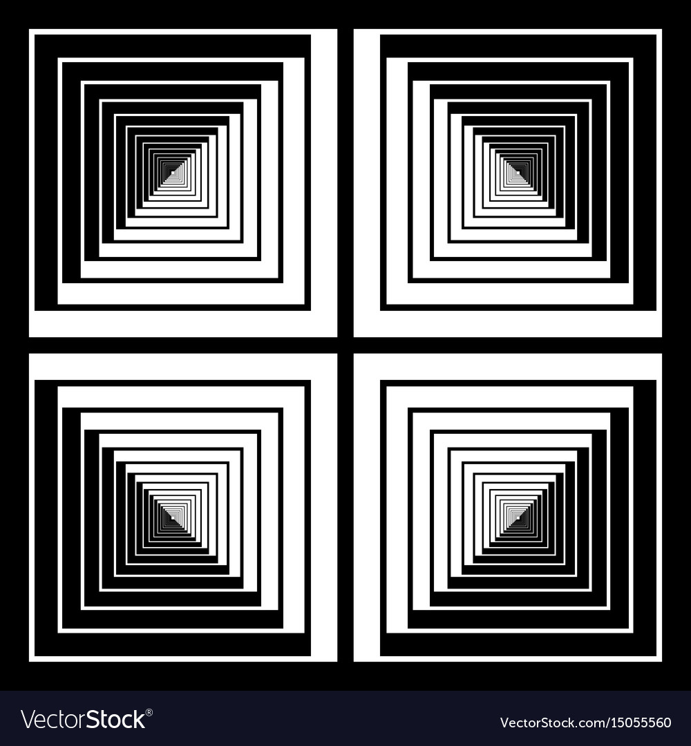 Abstract pattern of squares