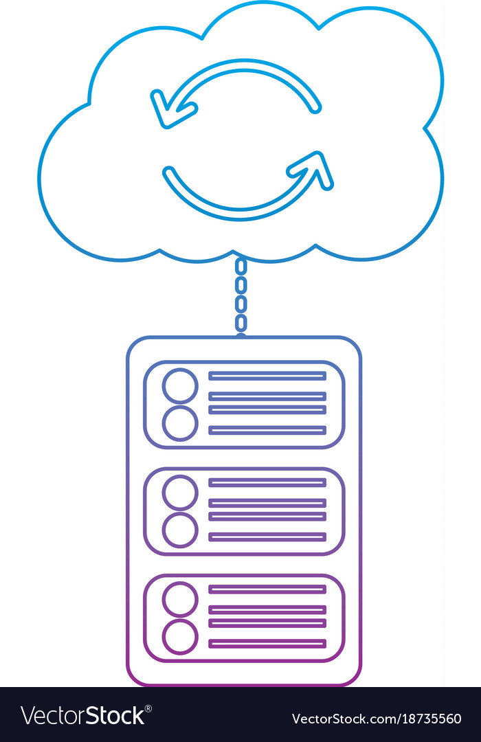 Data base server cloud connection hosting info