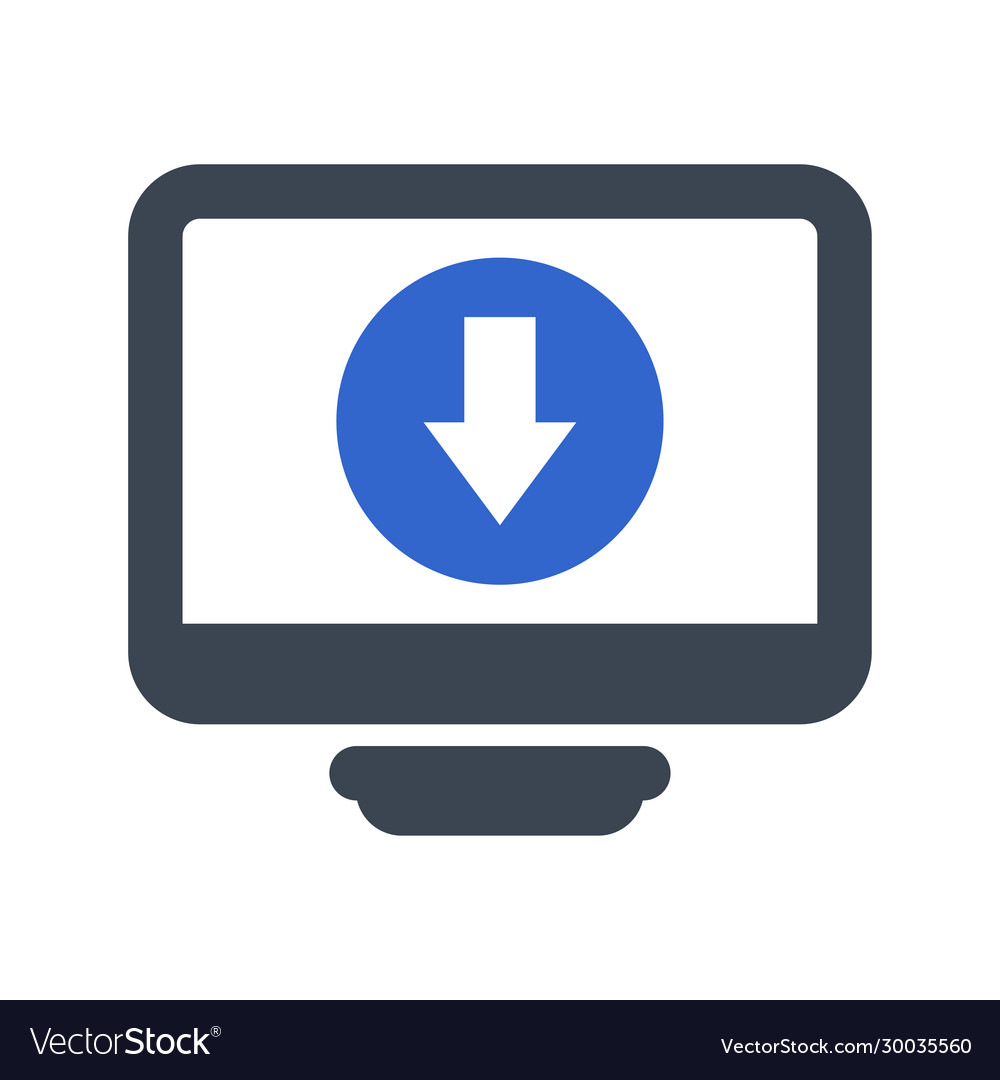Data download icon Royalty Free Vector Image - VectorStock