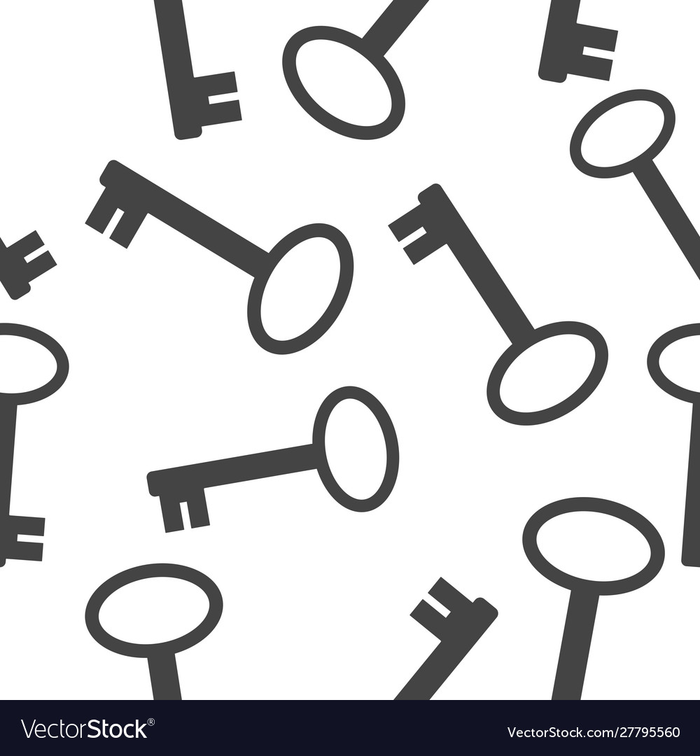 Icon a key pattern on white background