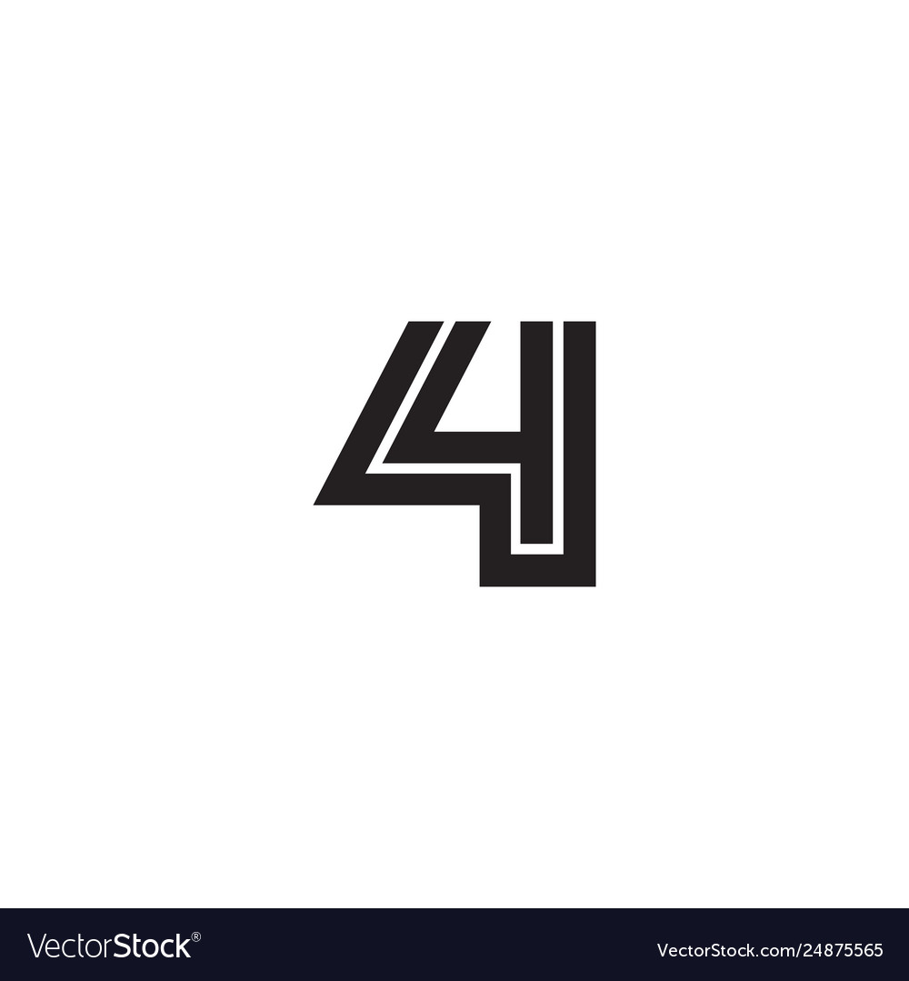 Initial letter linked design logo template