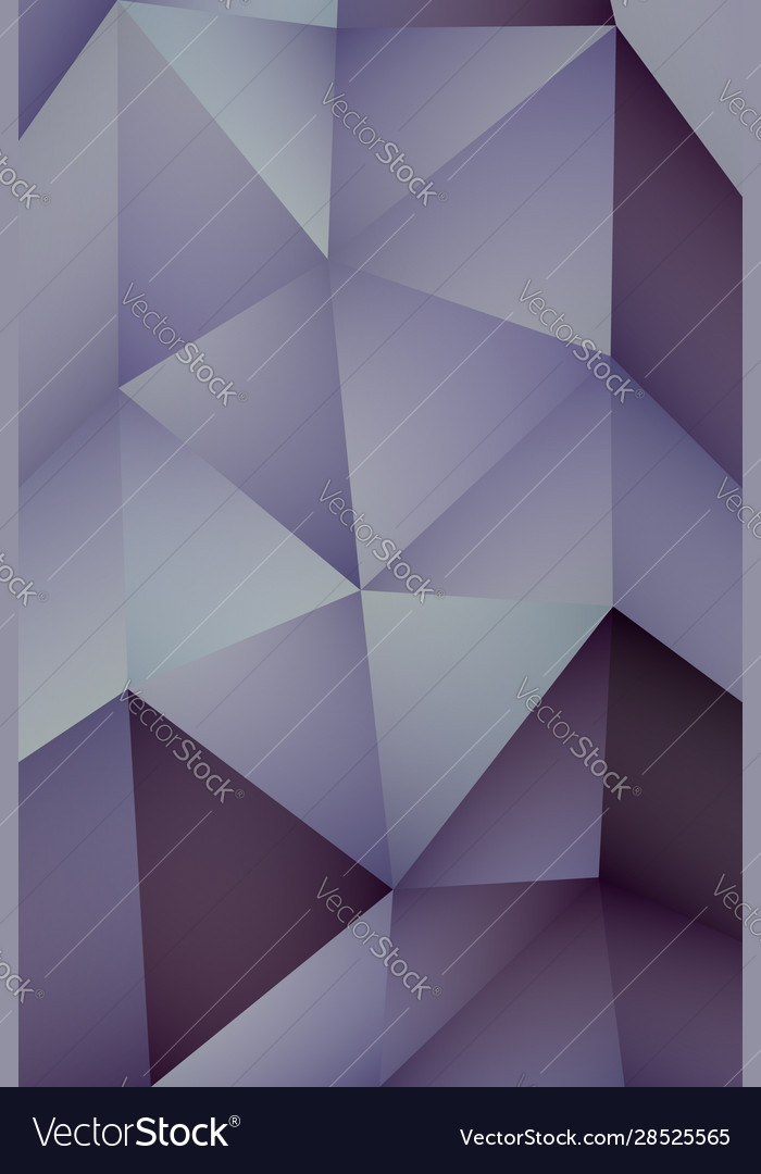Multi-color geometric triangular low poly vector image Multi-color geometric triangular low poly