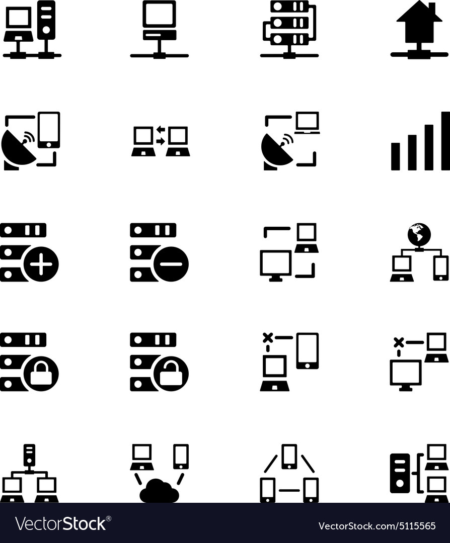 Networking Icon Set