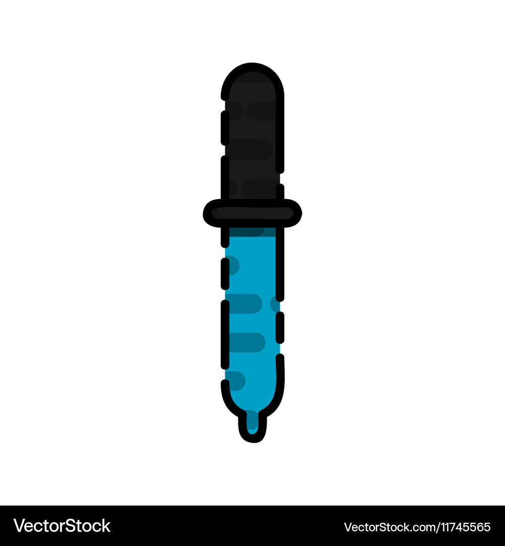 Polygraphy flat icon Royalty Free Vector Image