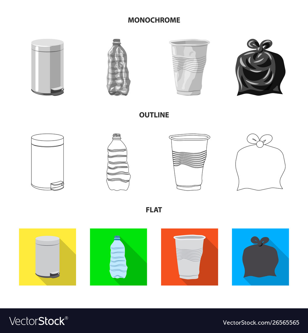 Refuse and junk symbol vector image Refuse and junk symbol