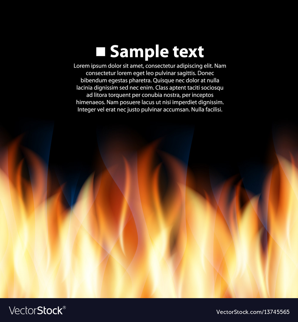 Seamless background with flame