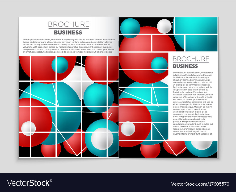Abstract layout background set for art